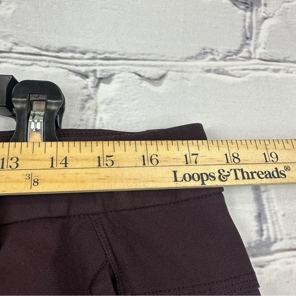 Lululemon Commission Shorts Chino Sz 36 Dark Adobe Maroon Active Outdoor Golf - Picture 6 of 10